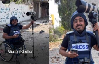 Defying all odds: Differently-abled journalist Momin Kireika covers Israel-Hamas war