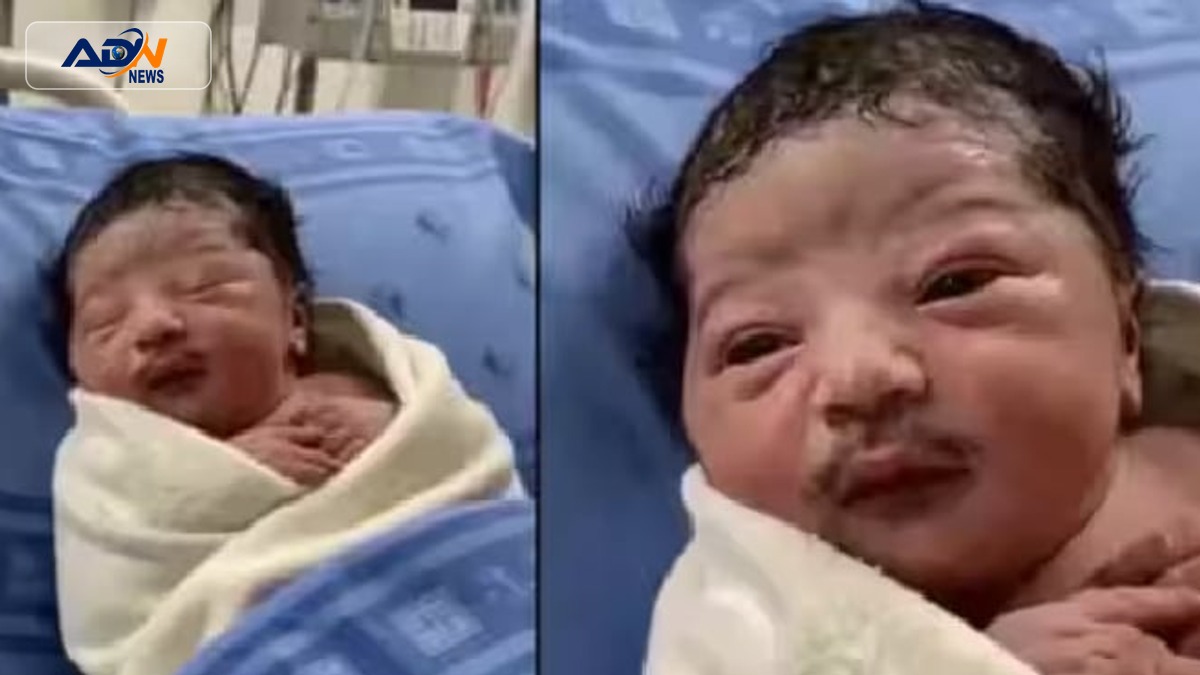 Ecuador baby mustache